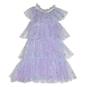 Lola + The Boys Tulle Hearts Tiered Dress